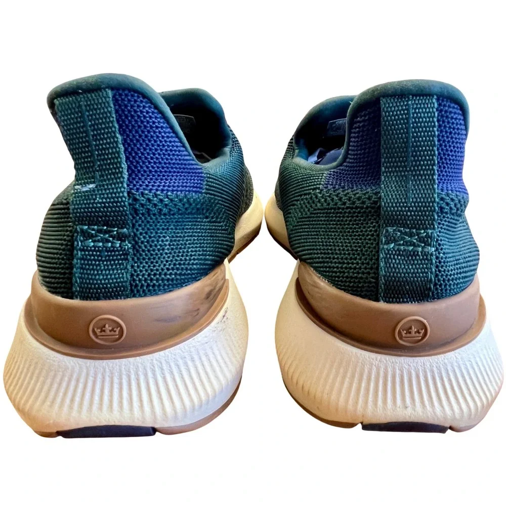 PETER MILLAR Green Apollo Knit Sneaker Mens 9.5 Slip On Performance Athleisure‎